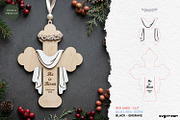 Christian Cross Ornament SVG Bundle, a Decorative Illustration by svgocean (Thumbnail 3 of 11)
