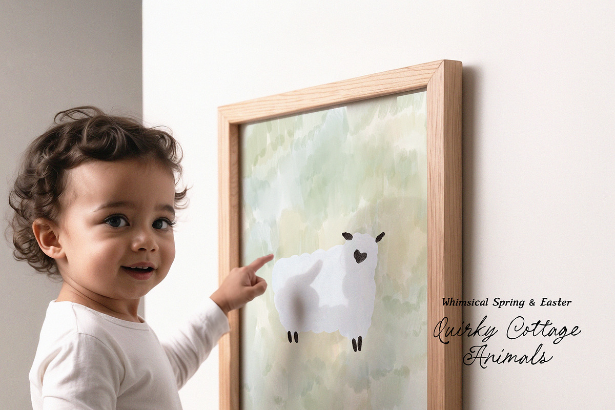 Whimsical Cottage Spring Animals, an Animal Illustration by Lana Elanor (Photo 4 of 17)