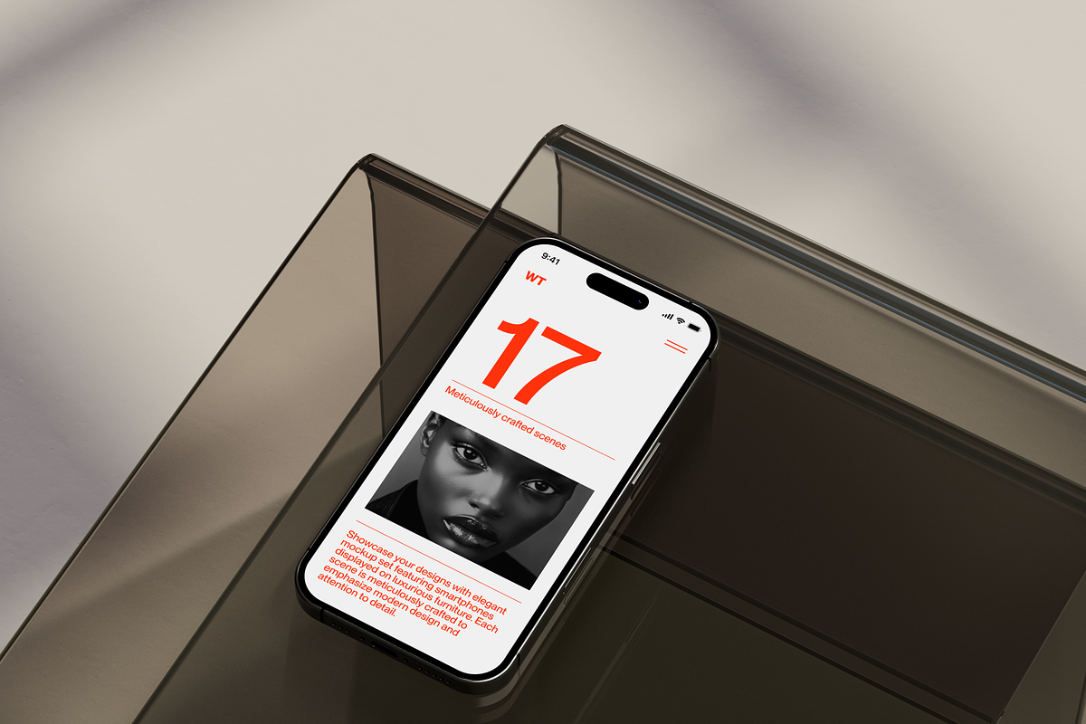 iPhone 16 Interior mockups, an iPhone Mockup by Wannathis.one (Photo 5 of 10)