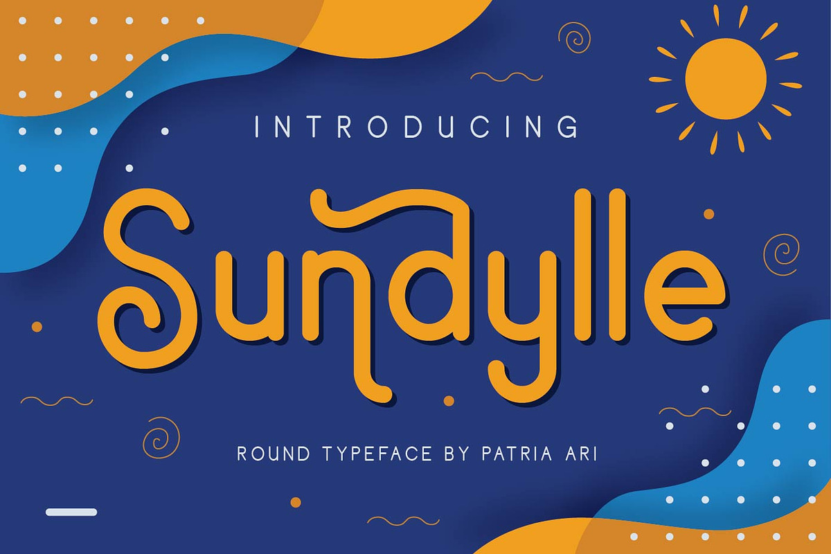 Sundylle - Fun Round Typeface