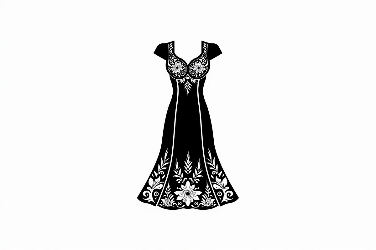 Luxury Dress Clipart Set, an Illustration by hafijul (Photo 14 of 21)