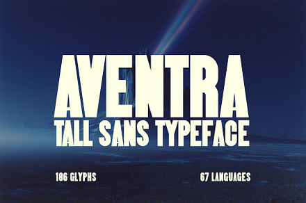 Aventra – Tall Sans Serif Font