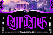 Marble Galaxy Typeface, a Blackletter Font by alit design (Thumbnail 15 of 20)