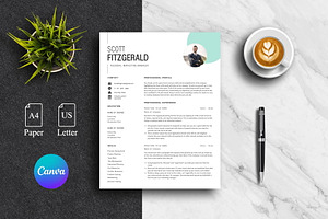 Clean Resume Template Pack | Canva