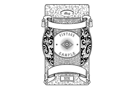 Vintage label