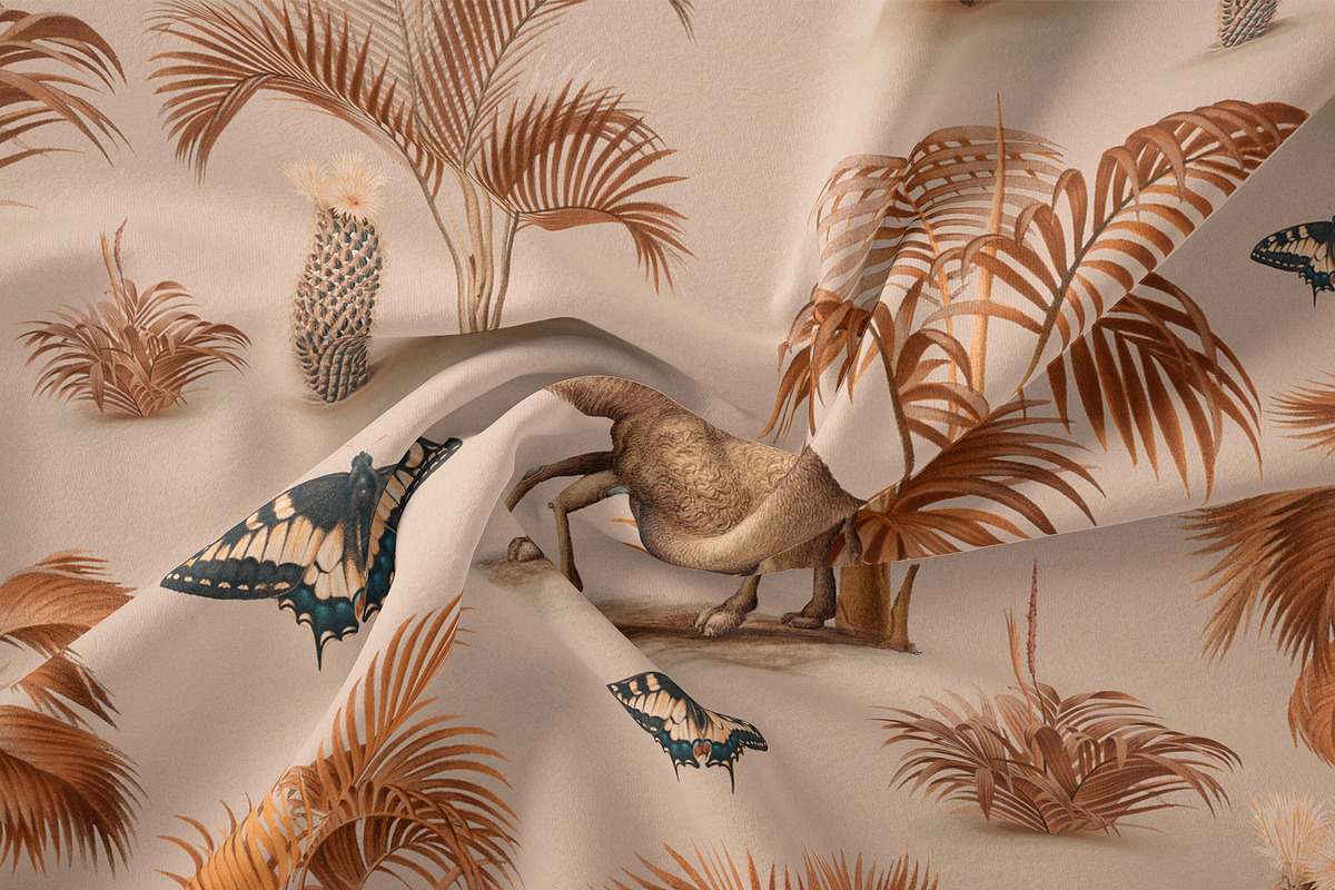 Saharan Oasis Seamless Pattern, a Pattern Graphic by PrintyleStudio (Photo 10 of 16)