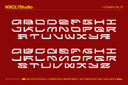 NCL GESROB - Cyberpunk Font, a Sans Serif Font by Enxyclo Studio (Thumbnail 11 of 14)