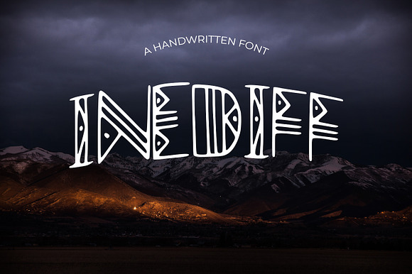 Inediff Font preview 4