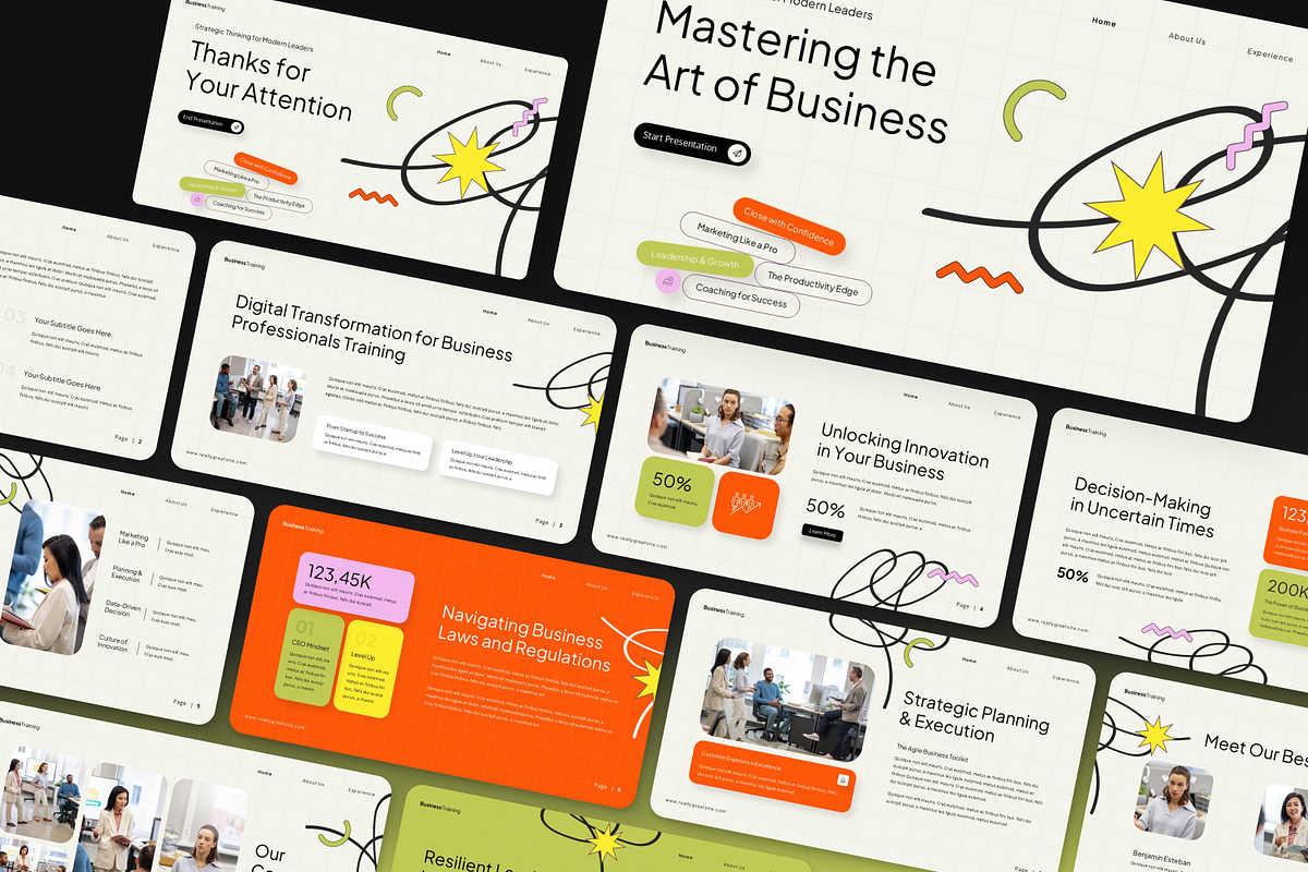Business Training Presentation, a Presentation Template by Annora Studio (Photo 7 of 7)