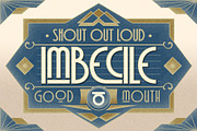Decondol Art Deco Typeface, a Sans Serif Font by alit design (Thumbnail 2 of 17)