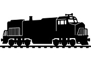 Steam locomotive and diesel train, a Transportation Illustration by jahid234 (Thumbnail 6 of 13)