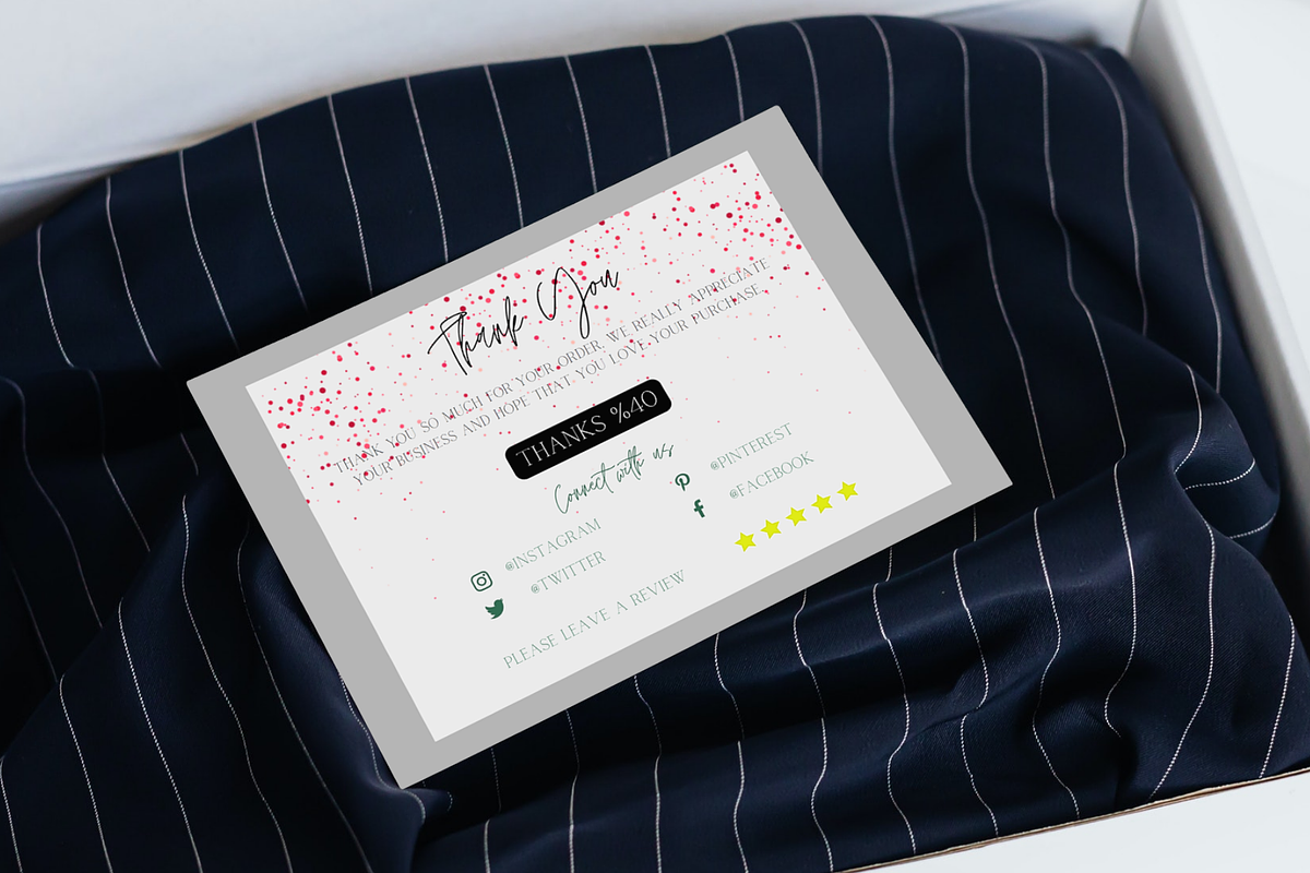 Thank You Order Card | Canva, a Card Template by tahananeart (Photo 3 of 9)