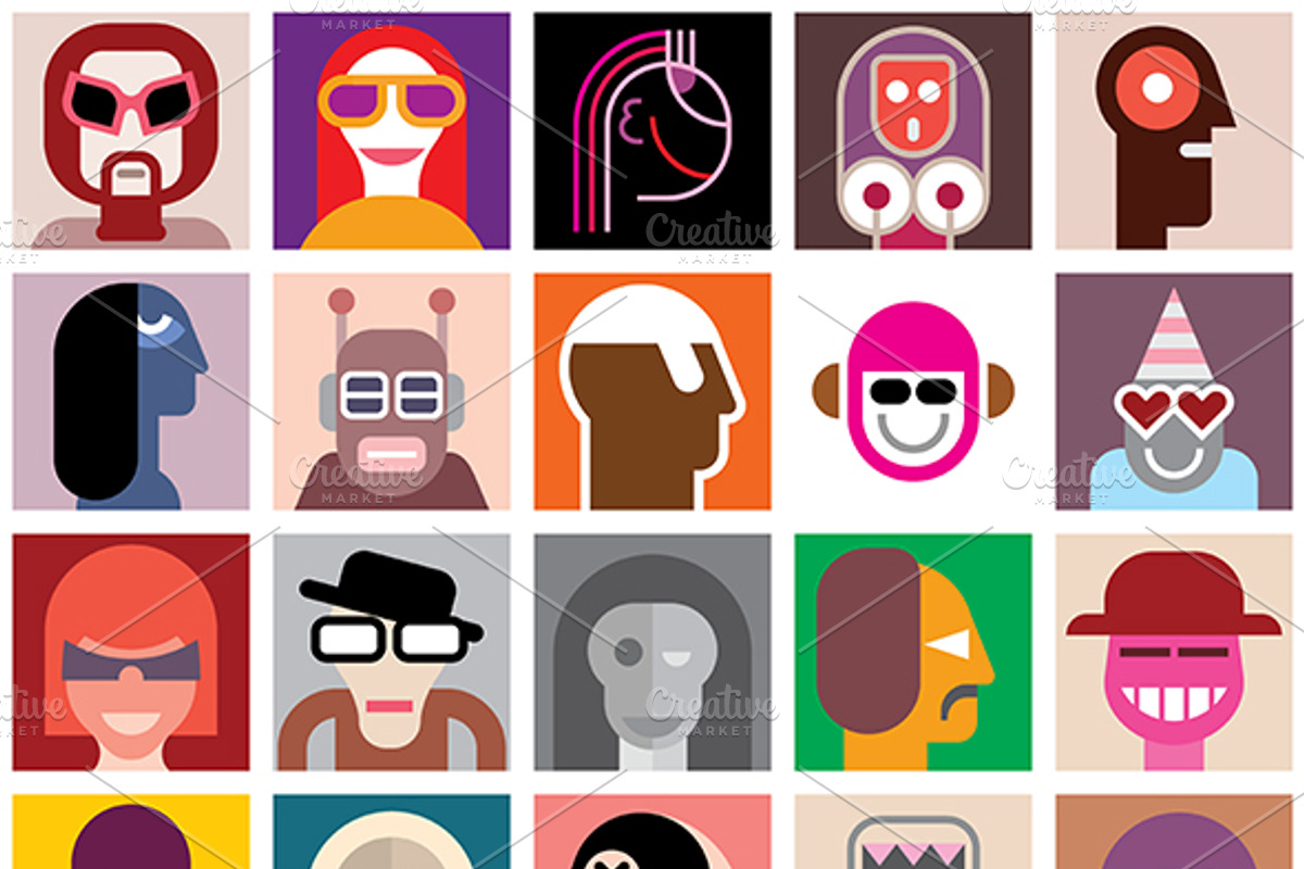People Portraits vector pop art, a Person Illustration by danjazzia (Photo 2 of 2)