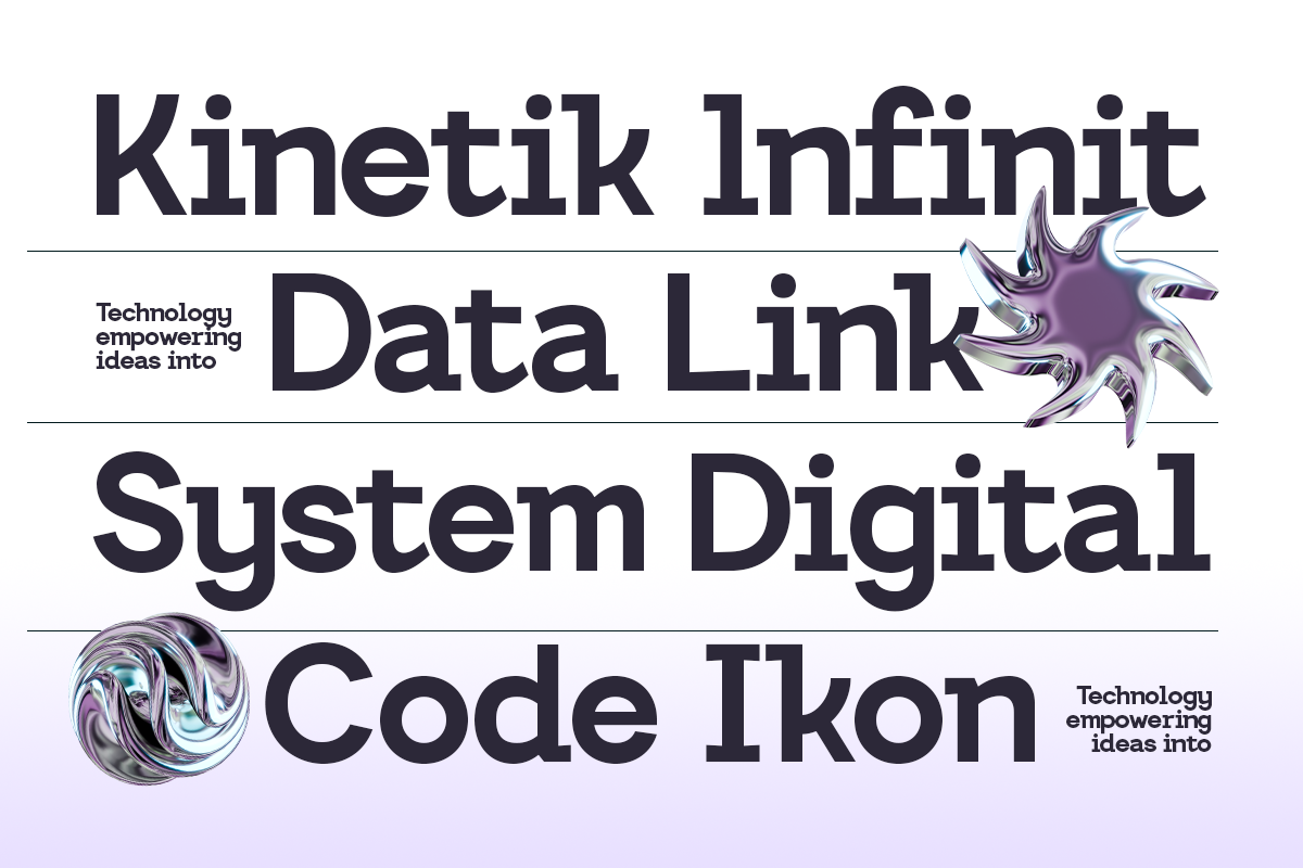 GC Exolink – Infinite Boldness, a Sans Serif Font by Glyphonic (Photo 12 of 15)