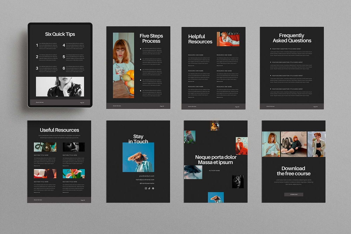 DUSK | Ebook Canva Template, a Magazine Template by Sierra Creative Studio (Photo 7 of 12)