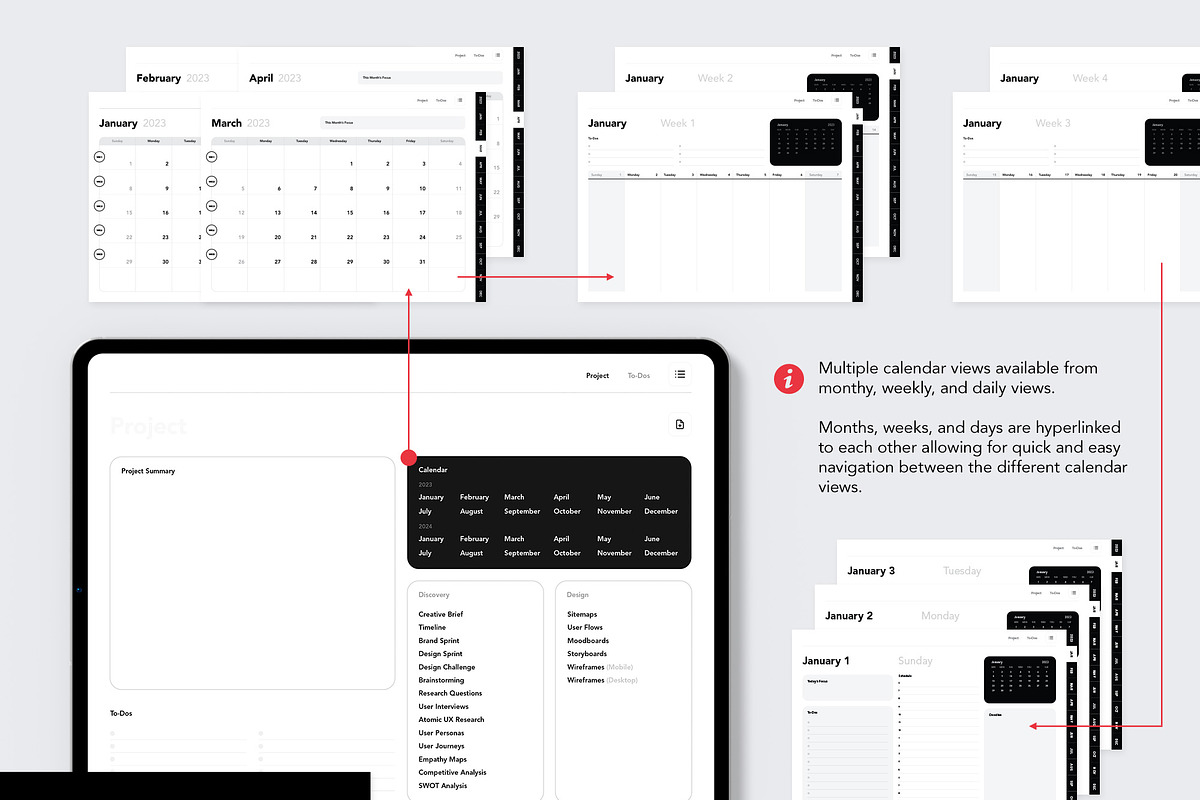 Designer+ Digital Workbook & Planner, a Presentation Template by Bichin (Photo 9 of 10)