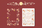 Peach Cosmos Wildflower Clipart Set, an Object Graphic by Digital Museum (Thumbnail 3 of 8)