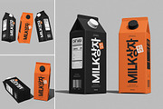 Milk Box Mockup, a Packaging Mockup by Brand Earth (Thumbnail 1 of 4)