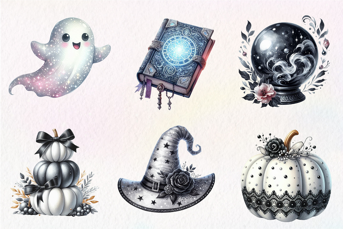 Sliver Halloween Clipart, an Illustration by CreationArt (Photo 3 of 5)