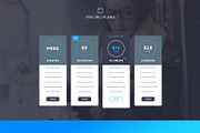Quadro App - Mobile App PSD Template, a Landing Page Template by Spartak Vee (Thumbnail 8 of 10)
