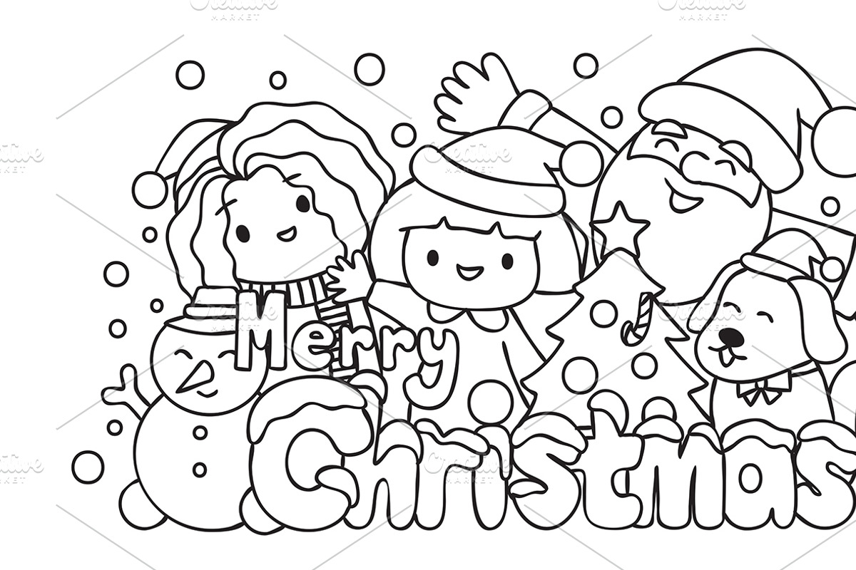 Merry Christmas and happy new year, an Animal Illustration by Somjai King (Photo 2 of 10)