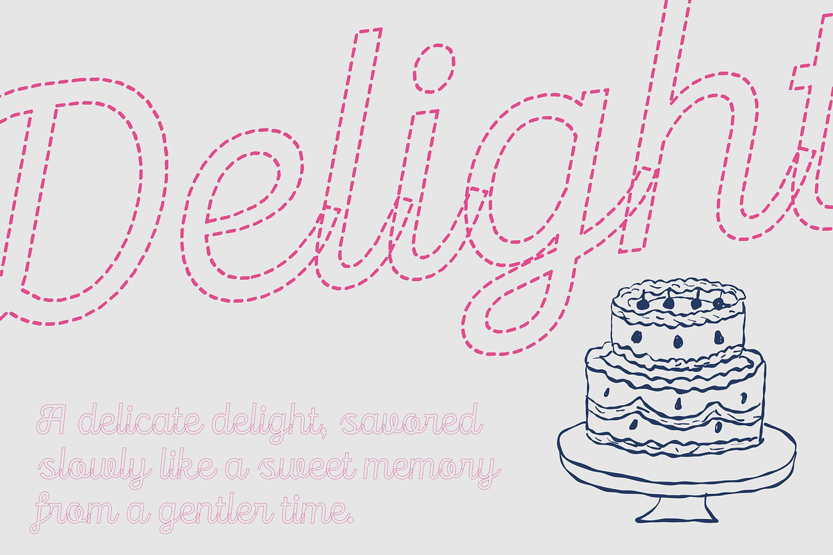 CS Casey Dashed, a Script Font by Craft Supply Co. (Photo 5 of 8)