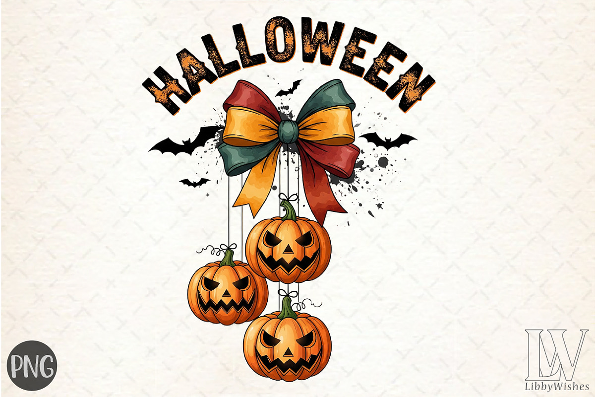 Halloween Pumpkin PNG, Fall PNG, an Illustration by Libby Wishes (Photo 1 of 6)