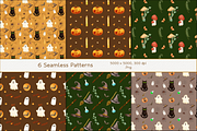 Halloween Party clipart set, a Seasonal Illustration by Aurella Art (Thumbnail 9 of 12)