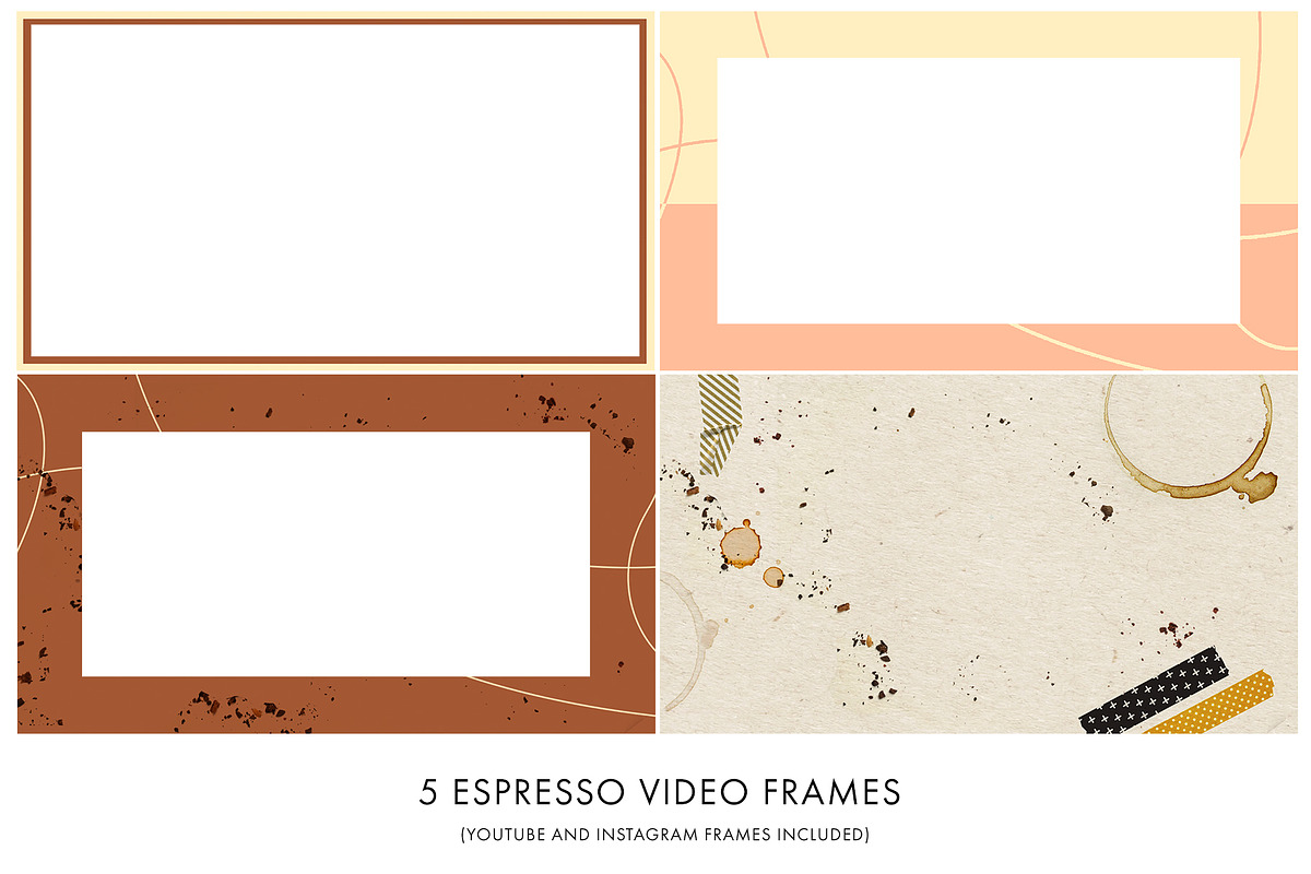 Espresso Youtube Branding Kit, a Social Media Template by Tangerine Nation (Photo 5 of 7)