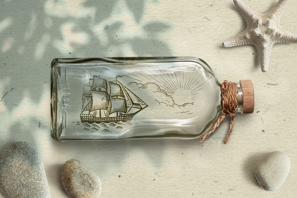 Nautical. Mockups, vector, textures., a Texture Illustration by bioraven (Photo 23 of 26)