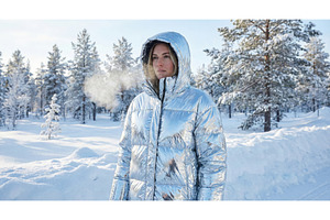 Silver Jacket Woman, a Nature Photo by CREATIVEDEF