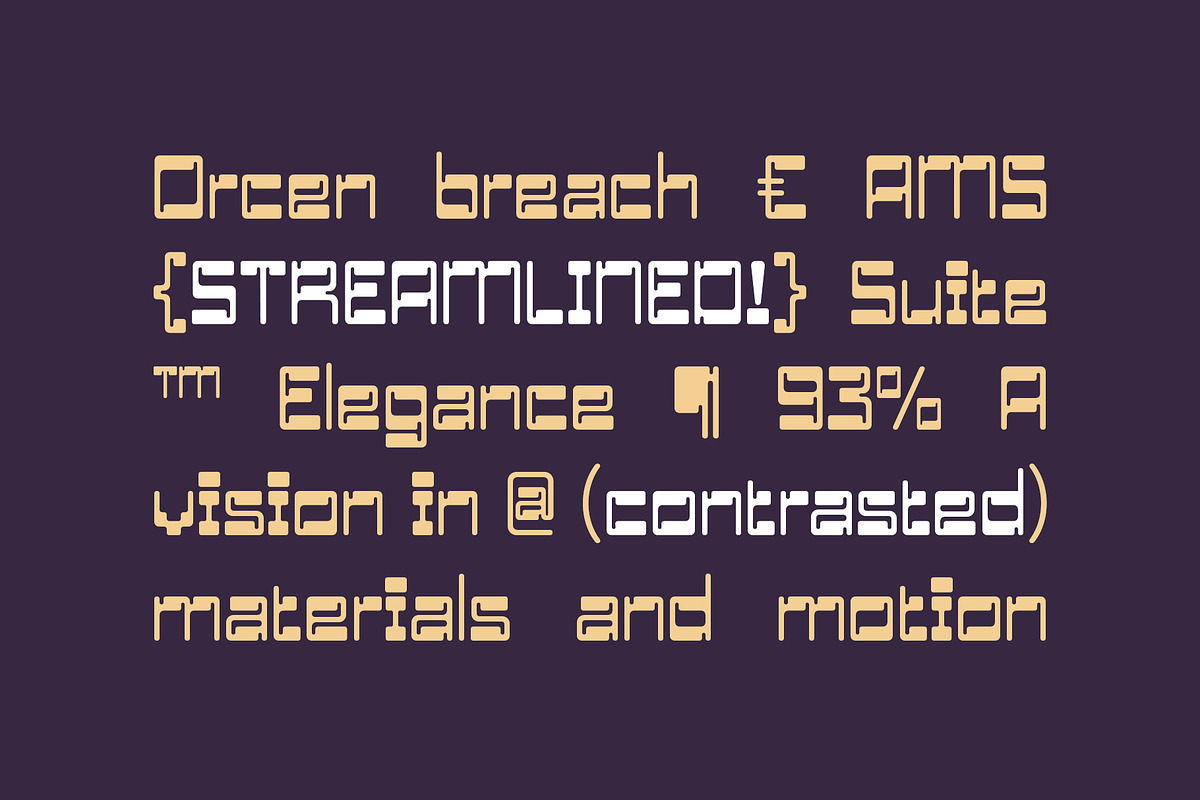 CS Bunker – Reverse Contrast Font, a Sans Serif Font by Craft Supply Co. (Photo 2 of 8)