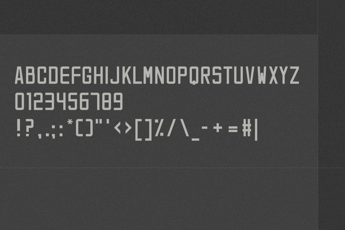 Hangair Font preview 6