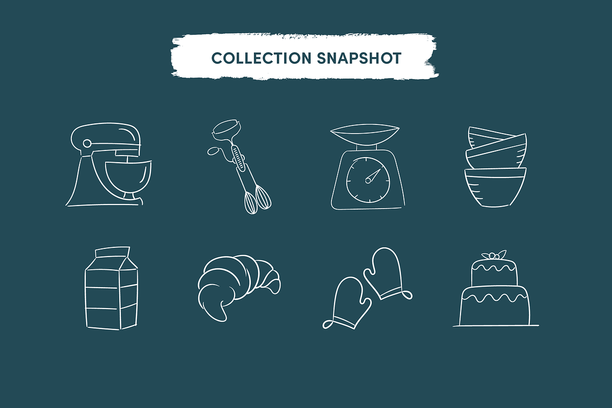 Baking Tools & Ingredients Icons, an Icon by Caroline Mackay (Photo 2 of 9)