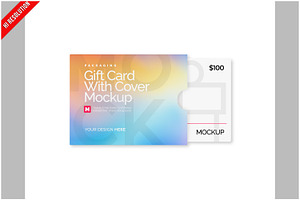 Gift Card Carton Mockup, a Product Mockup by Bruno's Shop