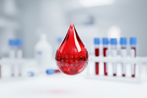 Blood drop with medical icons floati, a Health & Medical Photo by angellodeco