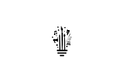 Minimalist Creative Idea Art Logo, a Branding & Logo Template by Luxury Logos (Thumbnail 3 of 4)