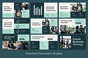 Green White Business Plan Powerpoint, a Presentation Template by Sixtemp (Thumbnail 3 of 3)