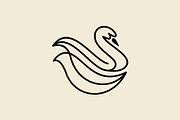 Elegant Swan Lineart Logos, a Branding & Logo Template by Buqancreative (Thumbnail 4 of 9)