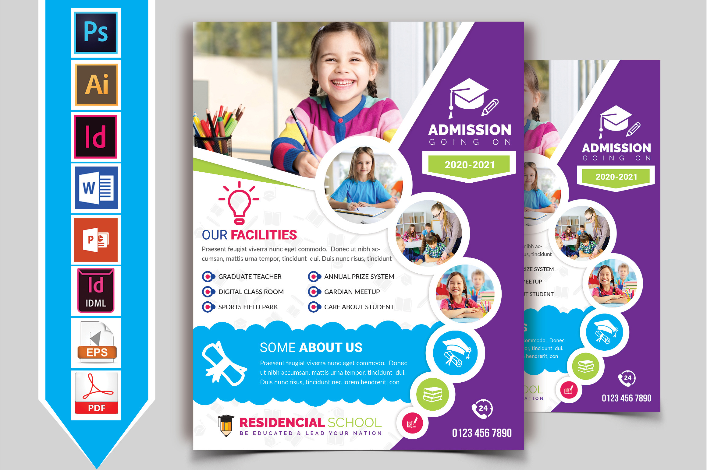 School Flyer Template Vol-07, a Flyer Template by Imagine Design Studio