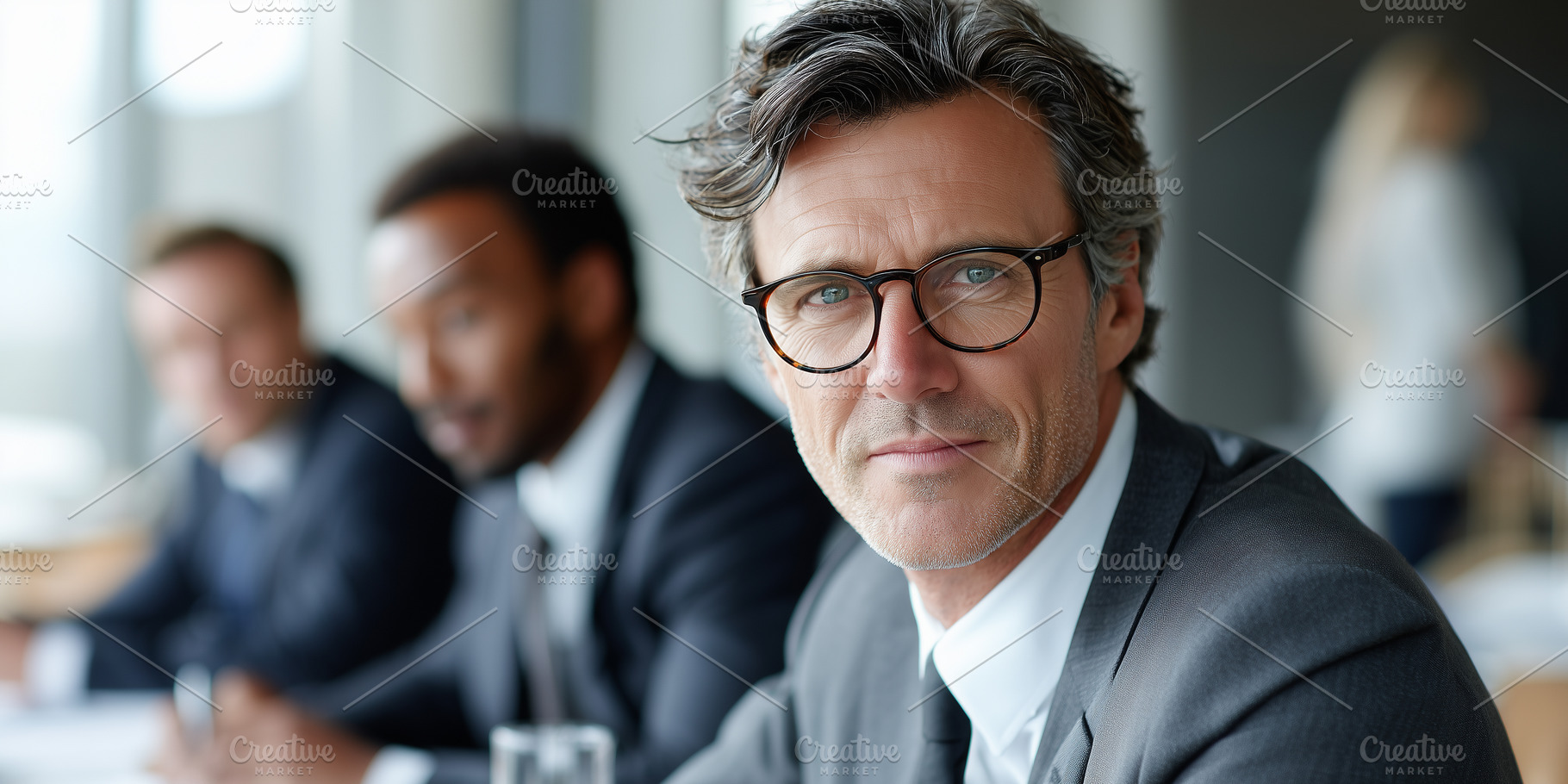 Confident mature businessman, a Business Photo by MistyDay