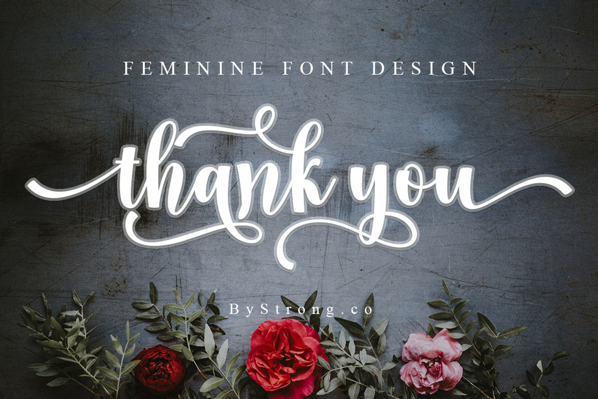 Fenivay Script, a Script Font by Strong.co (Photo 9 of 9)