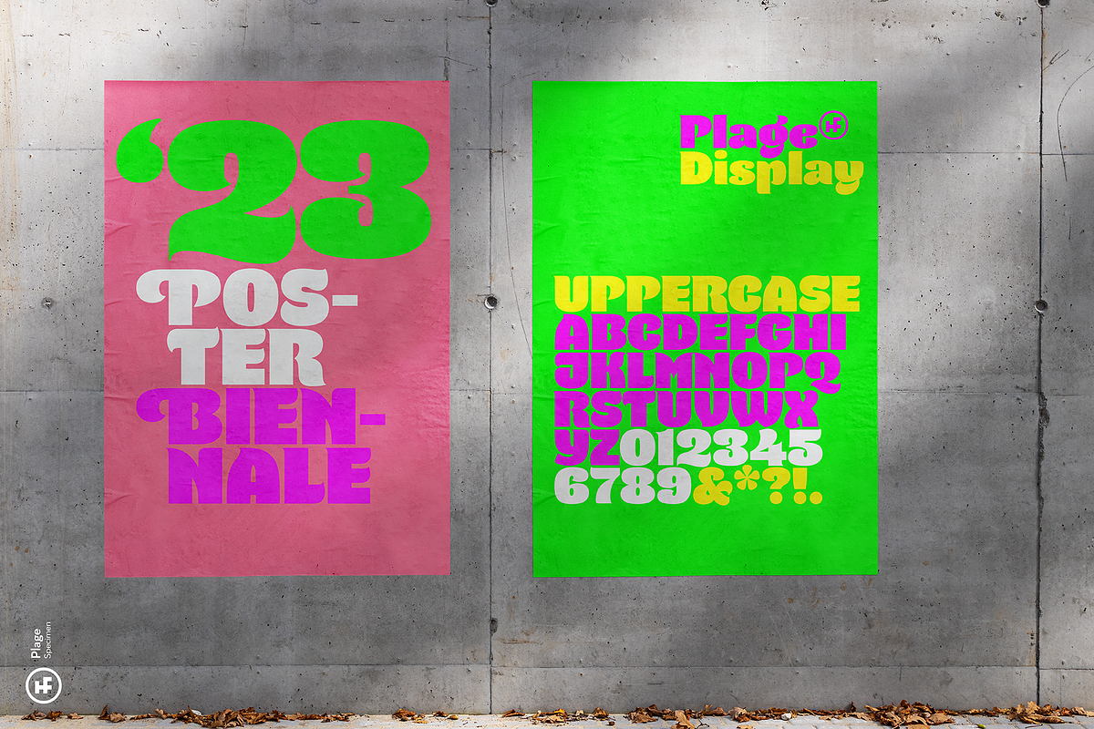 Plage Display, a Sans Serif Font by Hurufatfont (Photo 7 of 14)