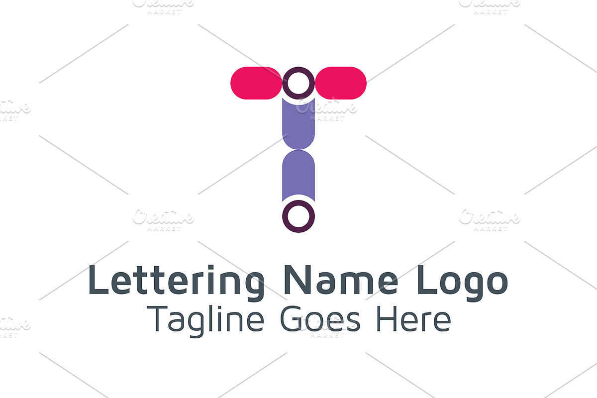 20 Logo Lettering T Template Bundle, a Branding & Logo Template by Acongraphic (Photo 15 of 21)
