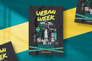 Urban Fashion Flyer Template, a Flyer Template by Hubzway