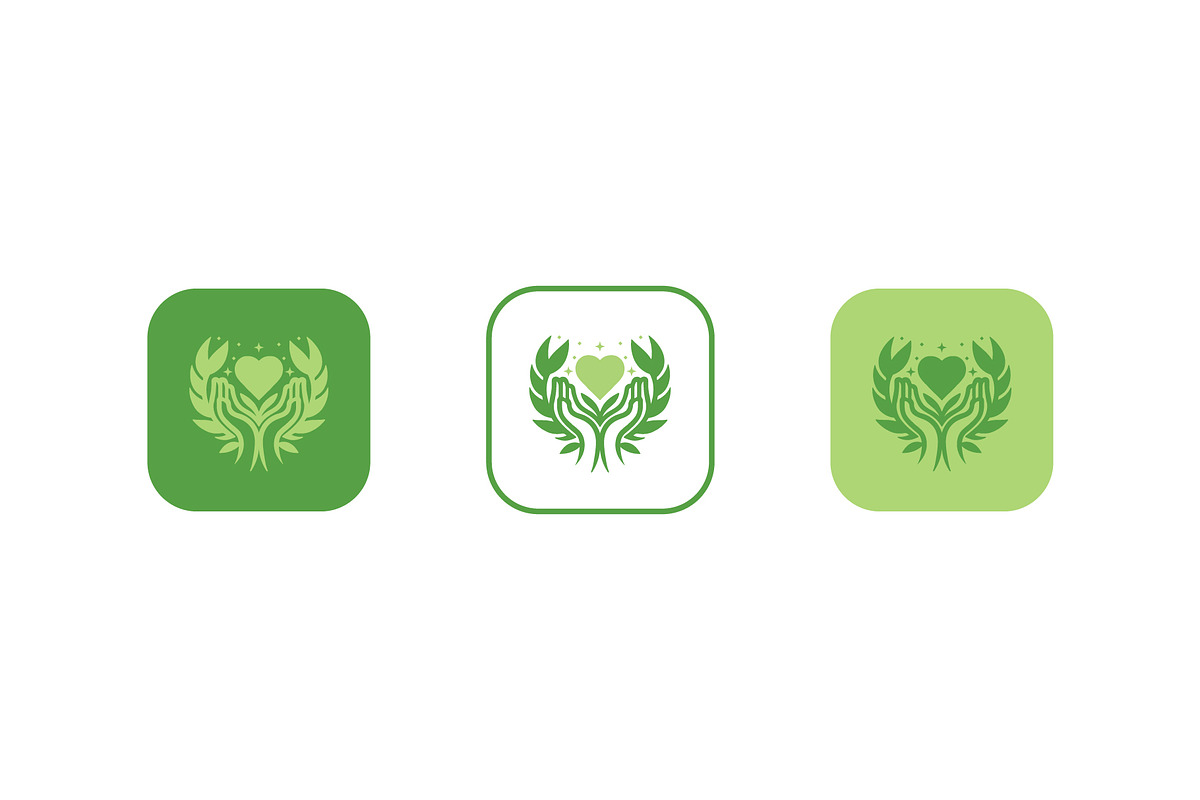 Healing Hands Logo Design Template preview 4