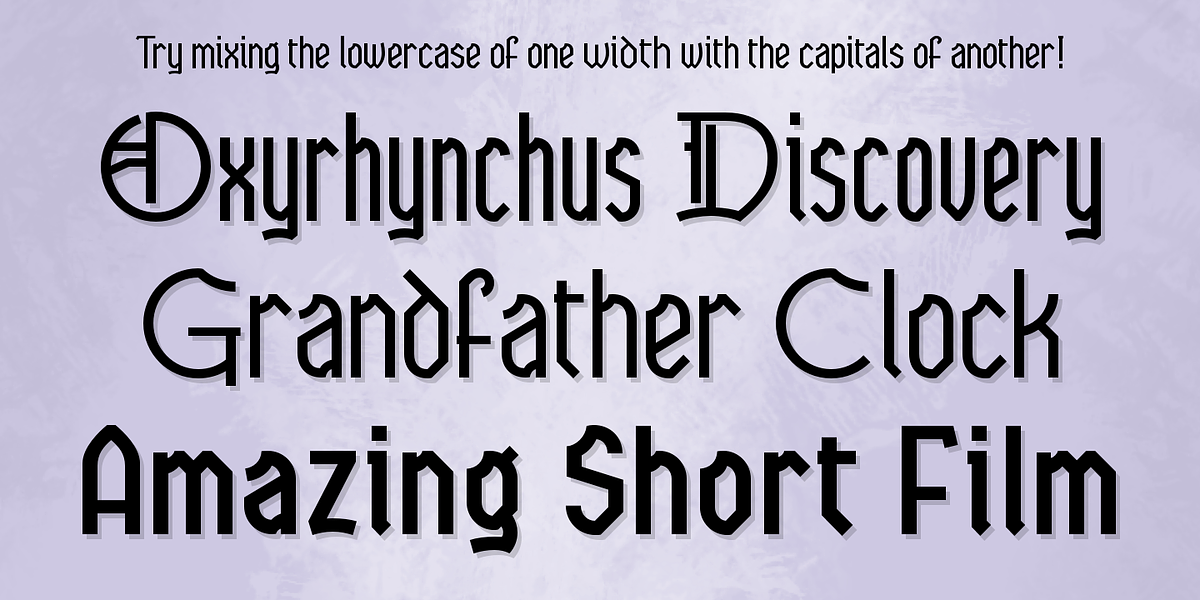 Anachrony, a Blackletter Font by Cerulean Stimuli (Photo 5 of 10)