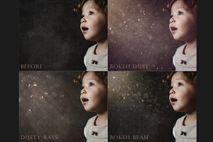 Bokeh Dust Photographic Overlays