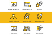 48 SEO Icons, an Outline Icon by kucingklawu (Thumbnail 6 of 7)