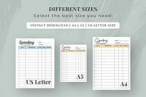 Editable Spending Tracker